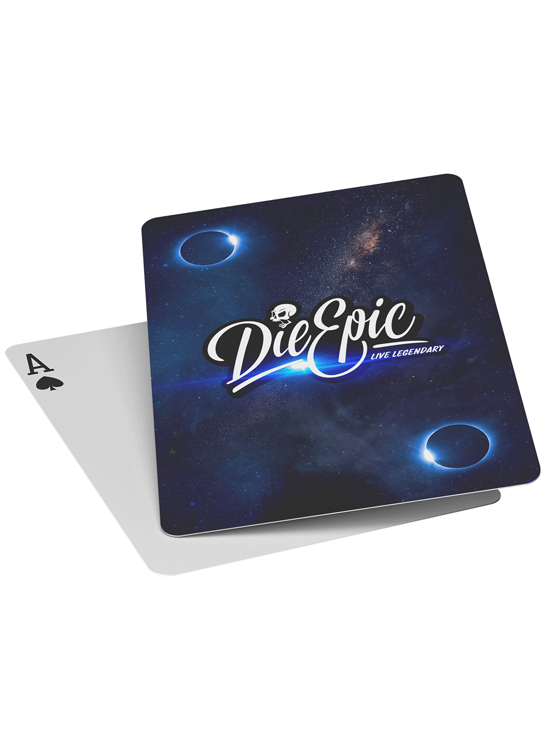 Die Epic Blue Galaxy Playing Cards Die Epic Live Legendary Epic