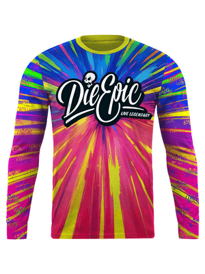 Die Epic Tie Dye Custom Long Sleeve Jersey