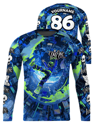 Die Epic Electronic Custom Long Sleeve Jersey