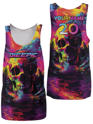 Neon Nebula Custom Tank Top