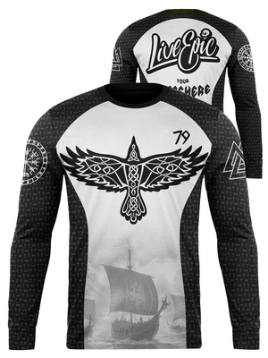 [MULTICOLOR] Live Epic Norse Custom Long Sleeve Jersey