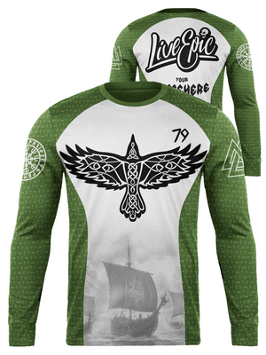 [MULTICOLOR] Live Epic Norse Custom Long Sleeve Jersey