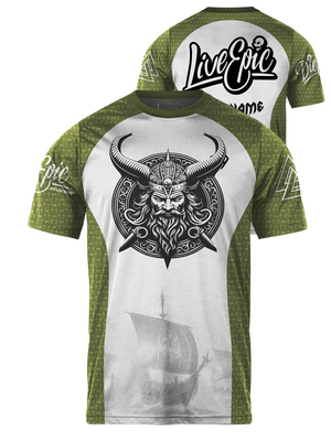 [MULTICOLOR] Live Epic Viking Custom Short Sleeve Jersey