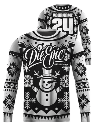 Die Epic Snowman Ugly Long Sleeve Jersey (PRE-SALES 'TILL DEC 7TH - 11:59PM EST)