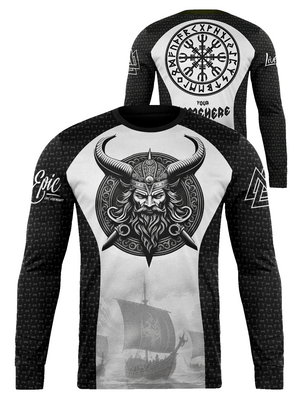 [MULTICOLOR] Live Epic Viking Custom Long Sleeve Jersey