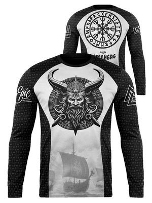 [MULTICOLOR] Die Epic Viking Custom Long Sleeve Jersey