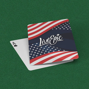 Live Epic Patriotic Playing Cards